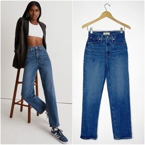 Madewell Women's Straight Leg Jeans - Blue